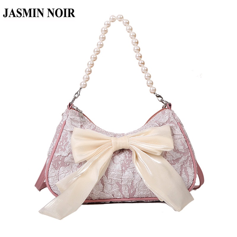Túi Đeo JASMIN NOIR Chéo Đính Nơ Thời Trang Nữ Tính