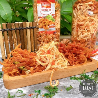 Hũ pet 300gr mix vị khô mực🦑 - khô heo🐷 - khô gà🐥