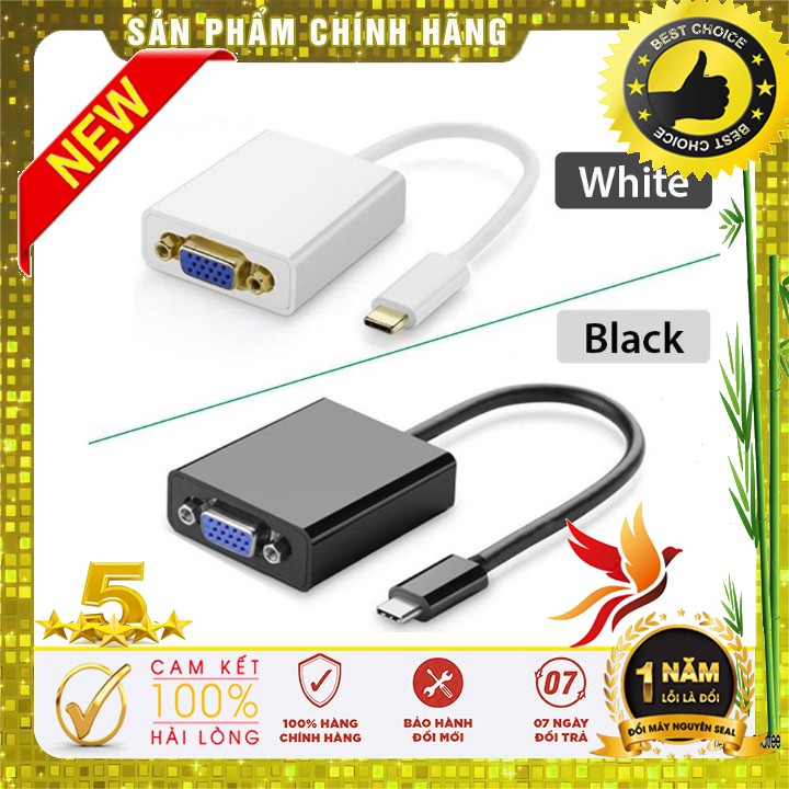 Cáp chuyển Type-C ra VGA