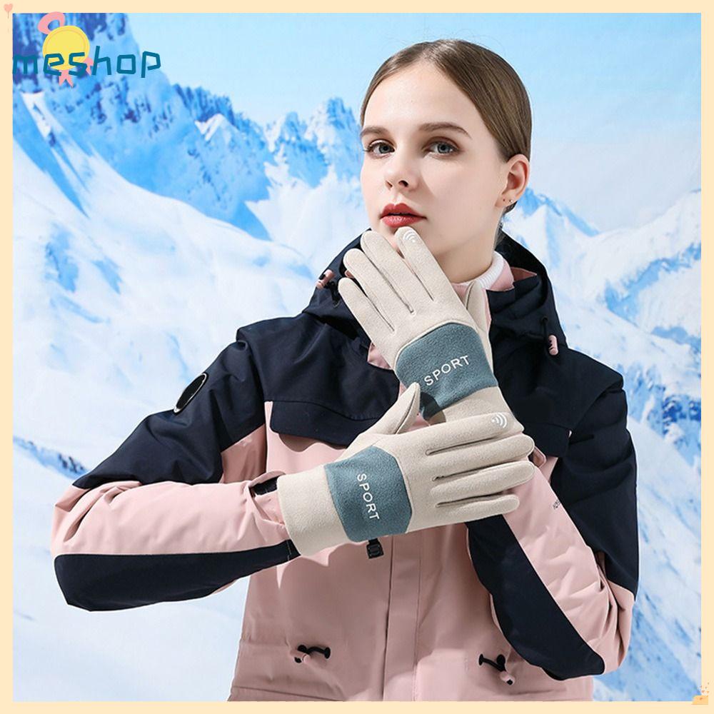 Găng Tay Thể Thao Giữ Nhiệt Chống Trượt Chống Lạnh Cho Nữ