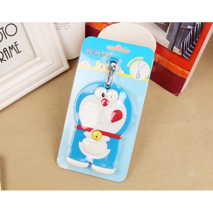 Thẻ Tên Bằng Silicon Họa Tiết Doraemon / Totoro / Minions / Totoro / Minions Dễ Thương Cho Khm099