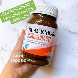 VIÊN UỐNG BỔ SUNG CANXI MAGIE VITAMIN D3 BLACKMORES 200 VIÊN