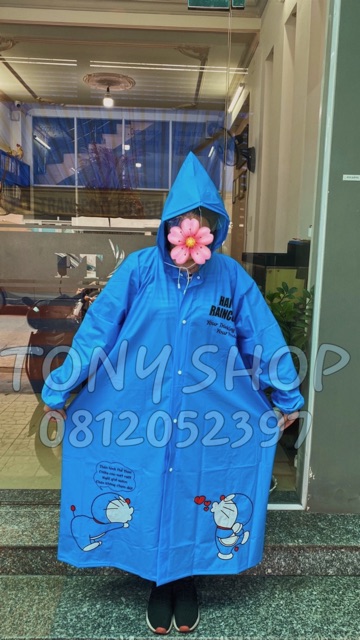 ÁO MƯA MĂNG TÔ HELLO KITTY / DORAEMON