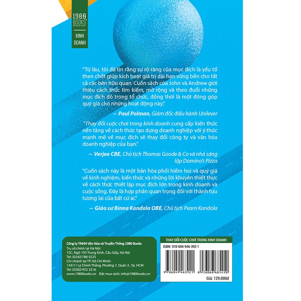 Sách - Thay Đổi Cuộc Chơi Trong Kinh Doanh | BigBuy360 - bigbuy360.vn