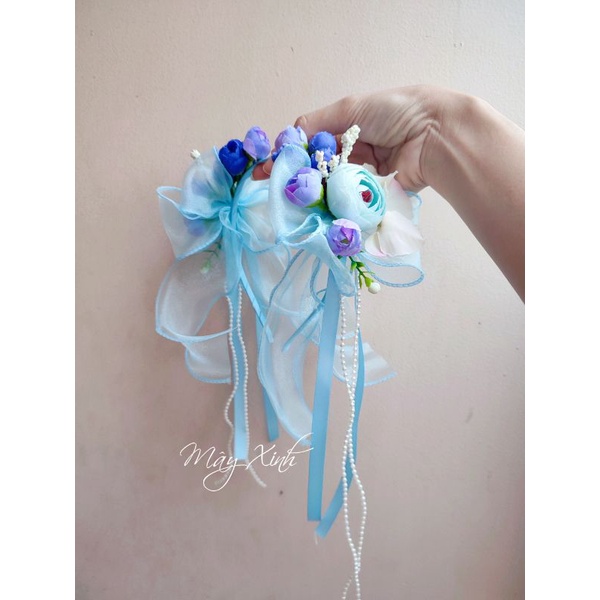 Bờm tóc lolita hoa xinh cho bé nhiều màu