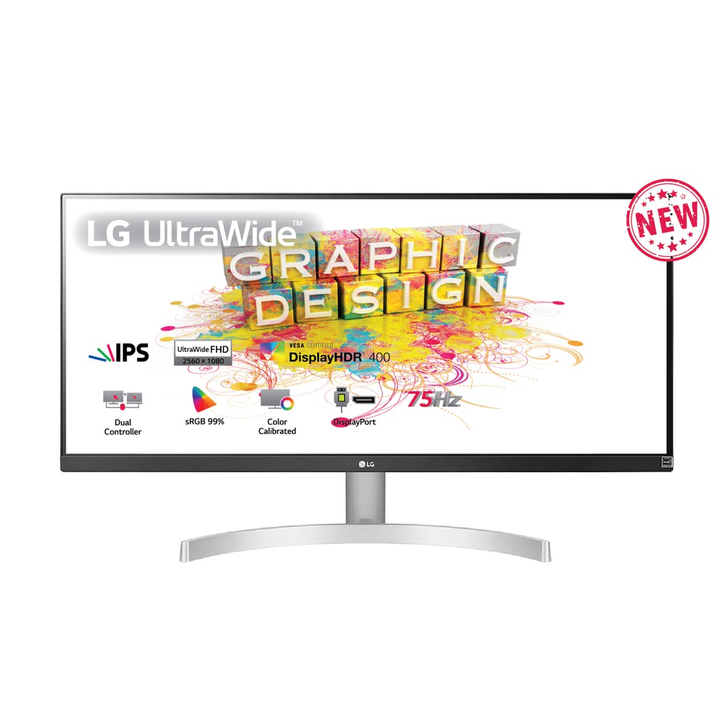 Màn HìnhLG 29WN600-W UltraWide 29inch WFHD 5ms 75Hz FreeSync IPS