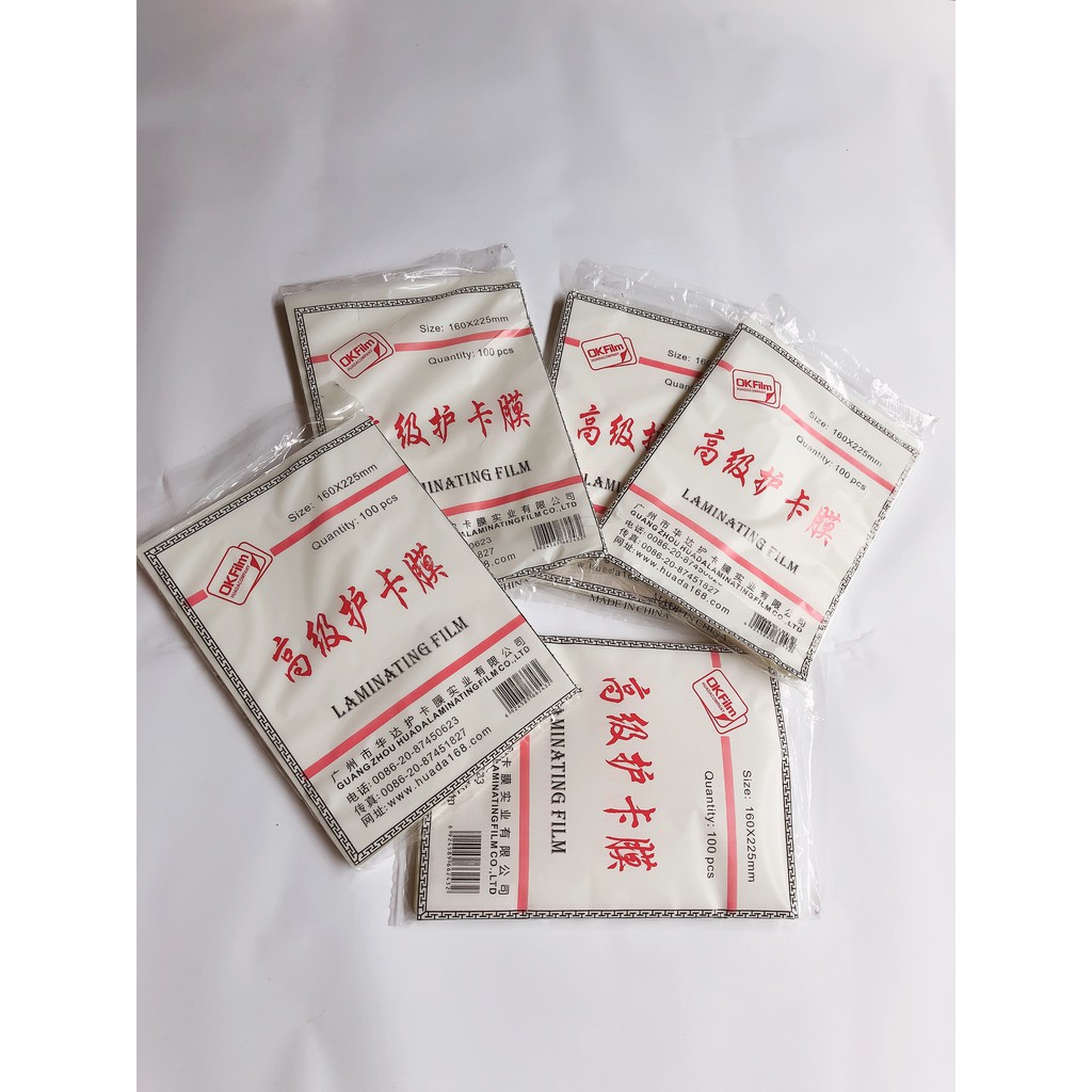 Giấy ép plastic khổ 160x225