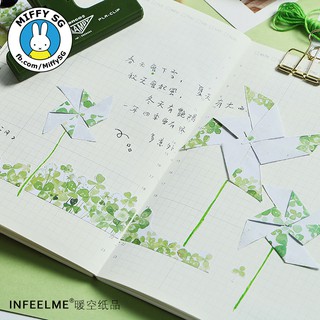 Giấy Note/ Ghi chú CỎ BỐN LÁ MAY MẮN