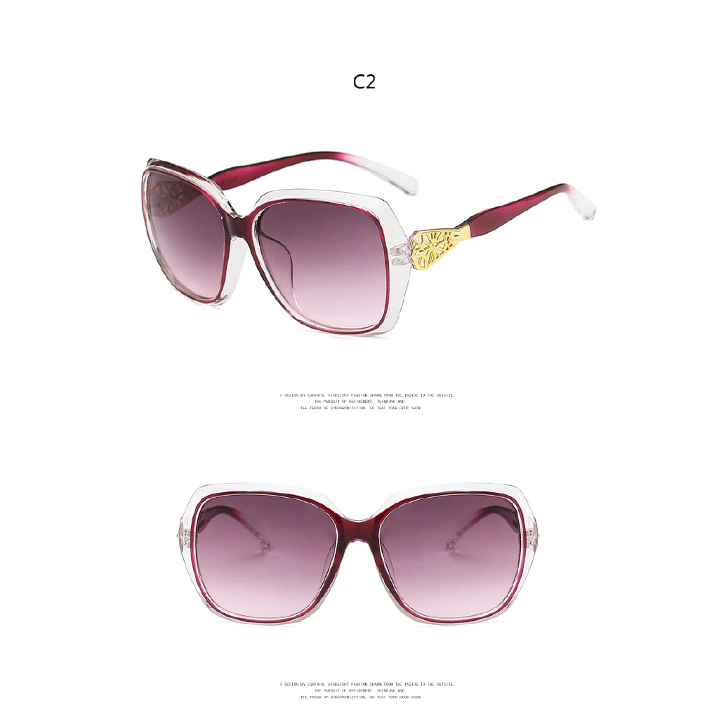 Kính Mát Gọng Lớn Chống Tia Uv Phong Cách Retro Âu Mỹ 2020