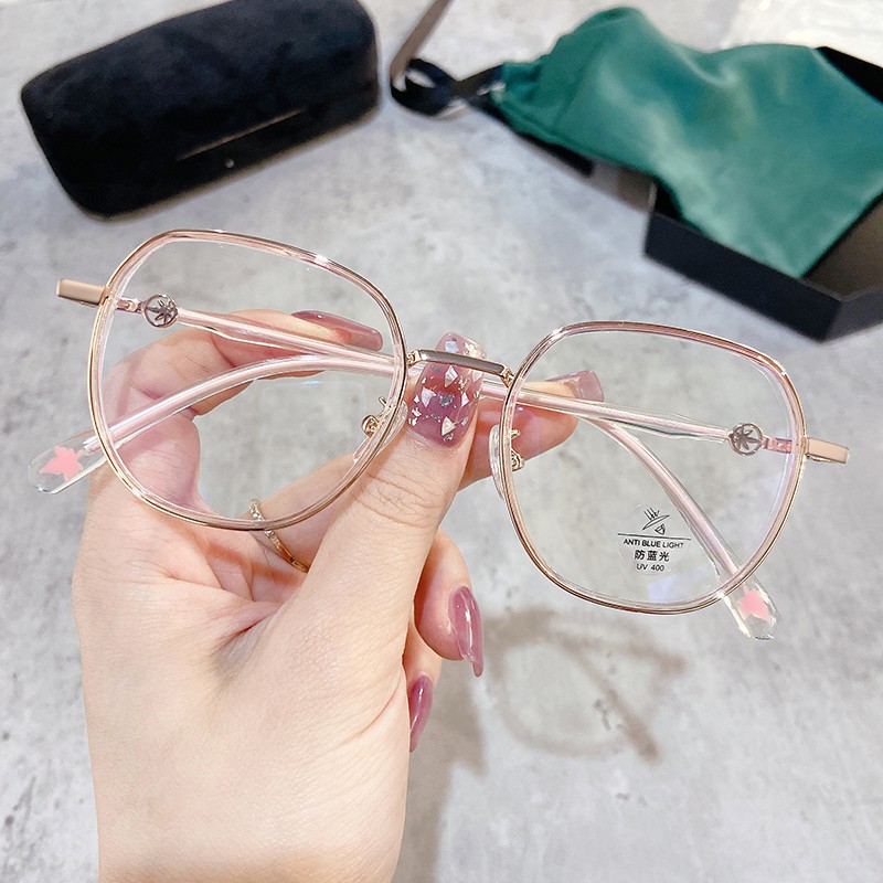 Mắt Kính Gọng Tròn Màu Xanh Dương Phong Cách Retro Thời Trang Jz2827 | BigBuy360 - bigbuy360.vn