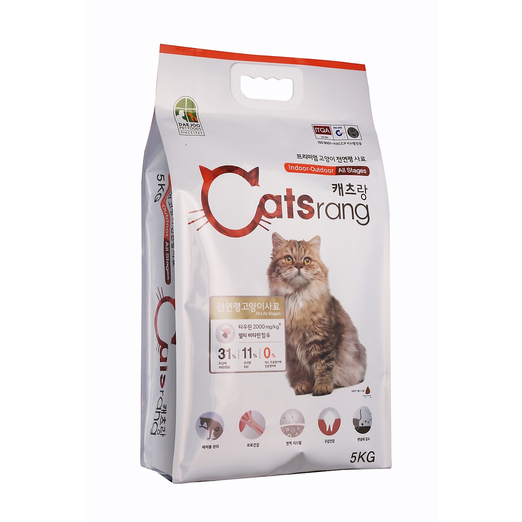 Hạt Cateye Catsrang cho mèo lớn nhỏ 5kg
