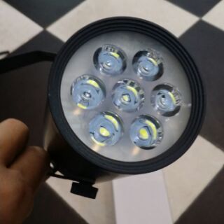 Đèn rọi ray T2/ 7w mắt hạt (7 mắt)