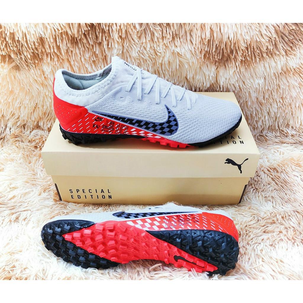 Giày Đá Bóng Mercurial Vapor 13 Pro TF Màu Đỏ Xám