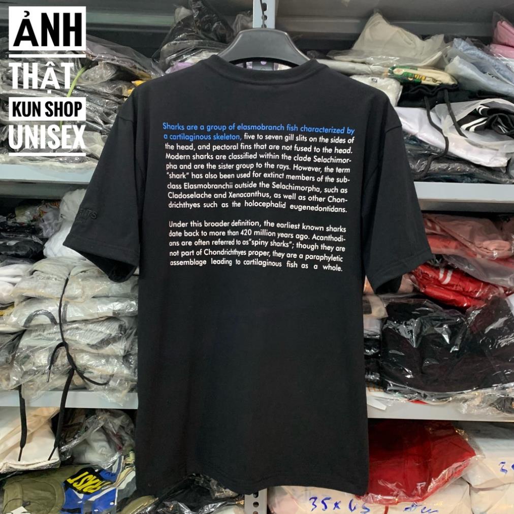 Áo thun Tee Levents Shark Cá mập Nam nữ Full tag hãng freeship