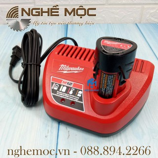 Đế Sạc Milwaukee 12V chính hãng Nghề Mộc