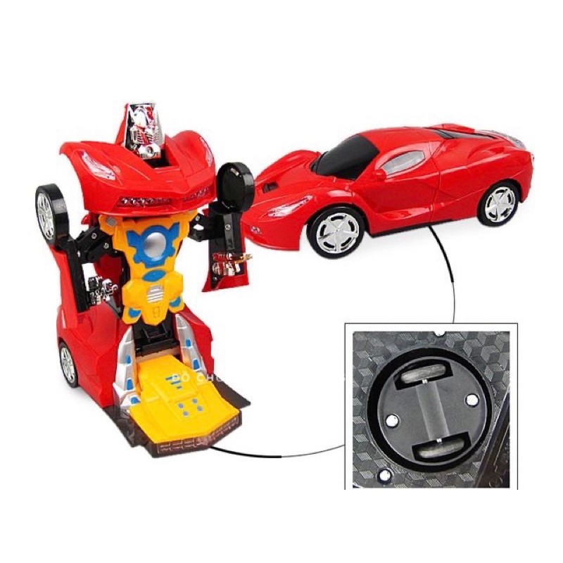 [ROBOT BIẾN HÌNH RẤT ĐẸP] Đồ chơi xe ô tô biến hình robot rất đẹp dành cho bé thích siêu nhân có đèn nhạc