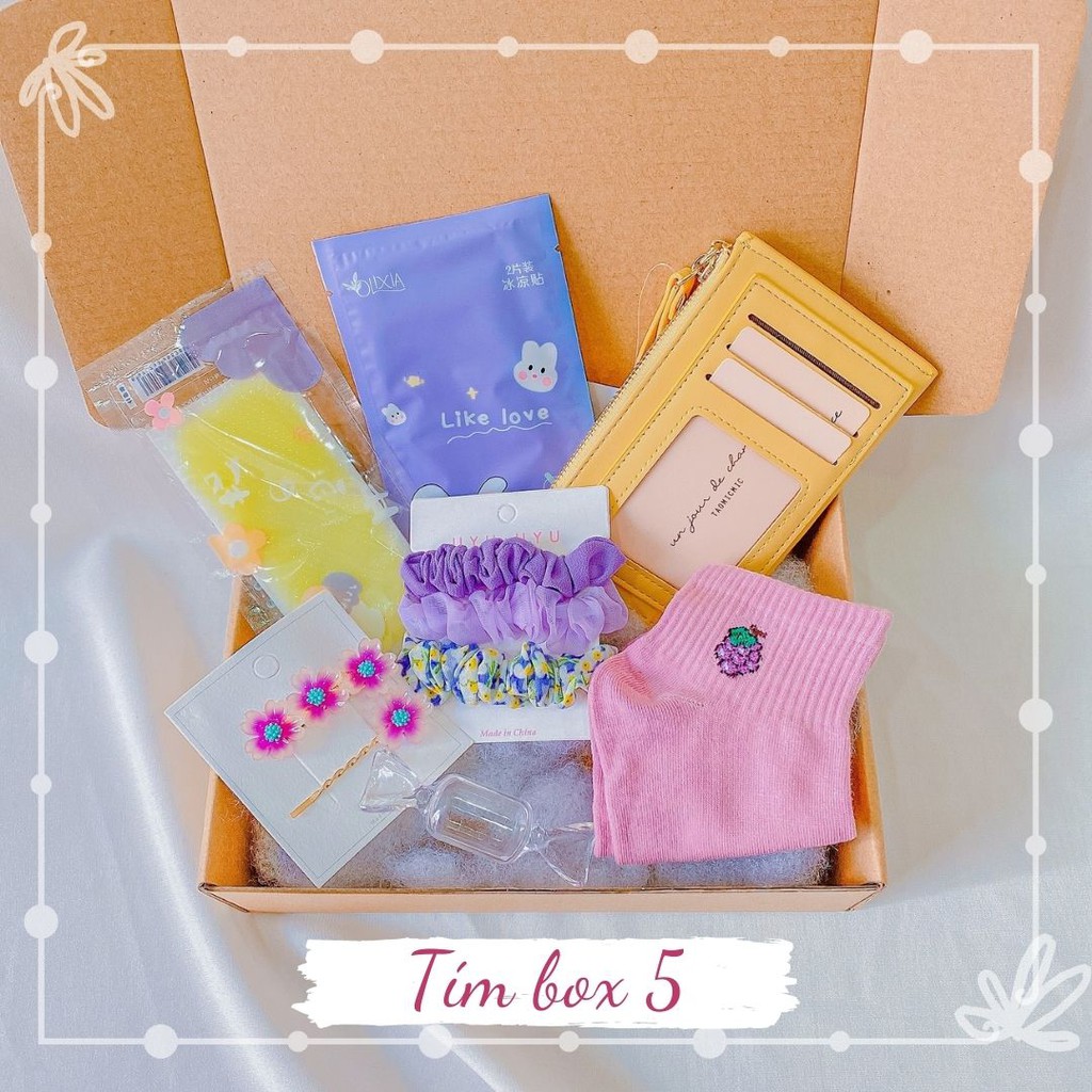 Set quà tặng sinh nhật💖 đặc biệt cho bạn nữ, 1 box gồm 2-6 món quà dễ thương | BigBuy360 - bigbuy360.vn