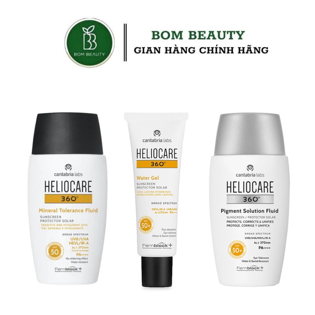 Kem Chống Nắng Heliocare Water gel/Tolerance Fluid