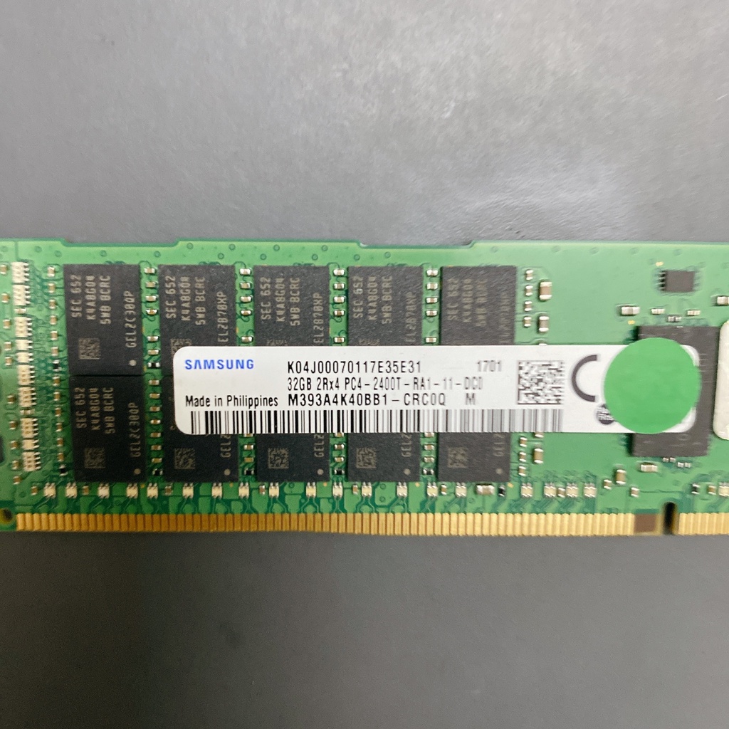 RAM server 16GB / 32 GB 1Rx4 PC4-2400T-RC1-11 REG ECC RDIMM bus 2400