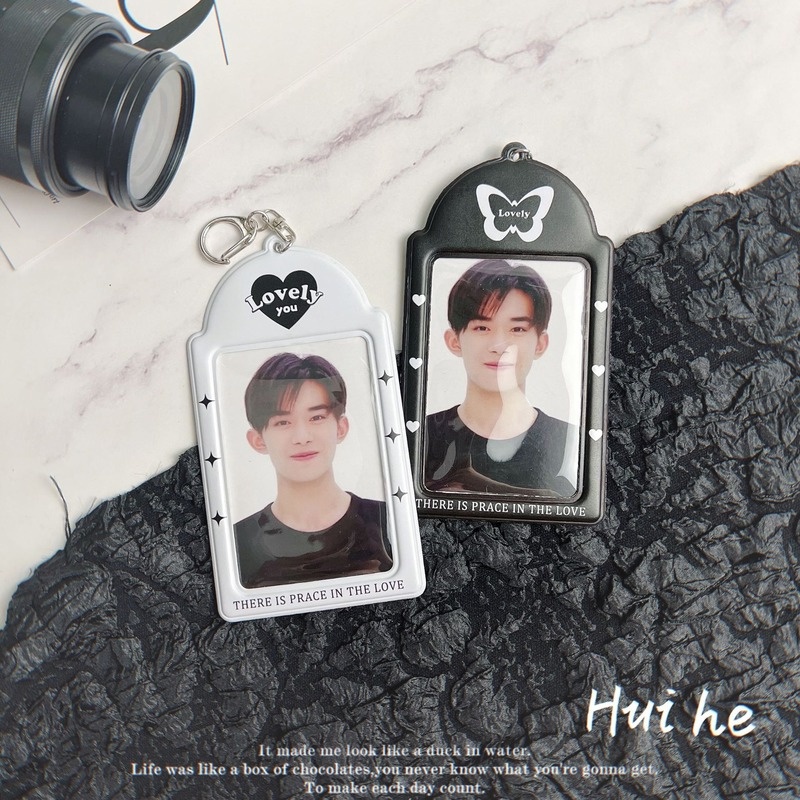 Dây Đeo Thẻ In Hình Idol Phong Cách Hàn Quốc Đáng Yêu 7.2 x 10cm
