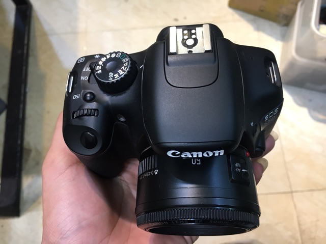 Máy ảnh Canon 550D kèm fix canon 50 f1.8 ii
