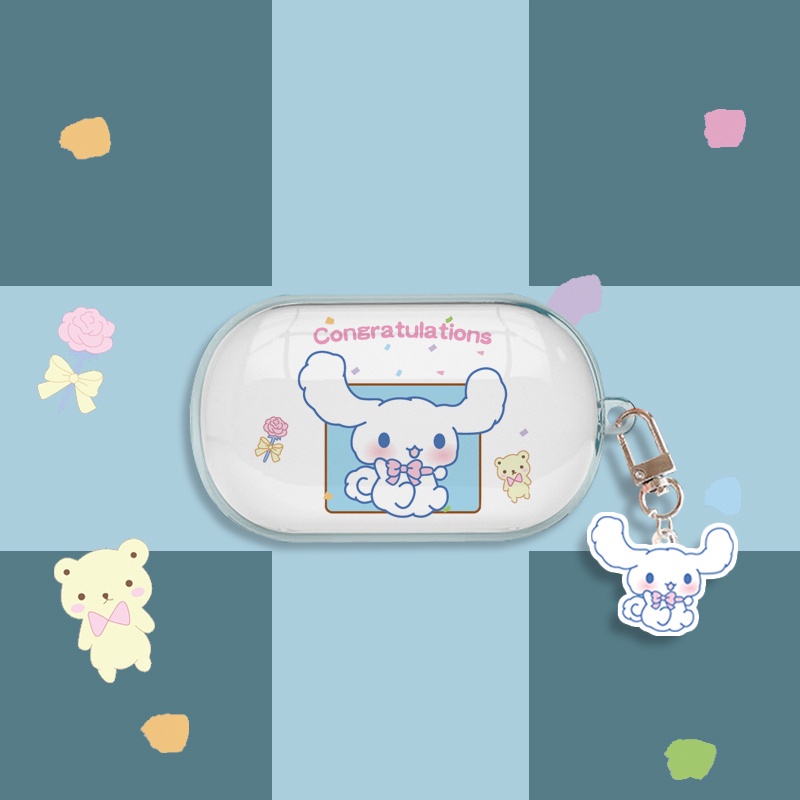 Vỏ Bảo Vệ Hộp Sạc Tai Nghe OPPO Enco Buds Trong Suốt Họa Tiết Phi Hành Gia Dễ Thương