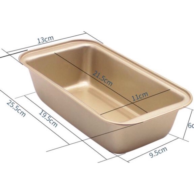 Khuôn Loaf / khuôn Chữ Nhật Chống Dính Unibaker 3 size
