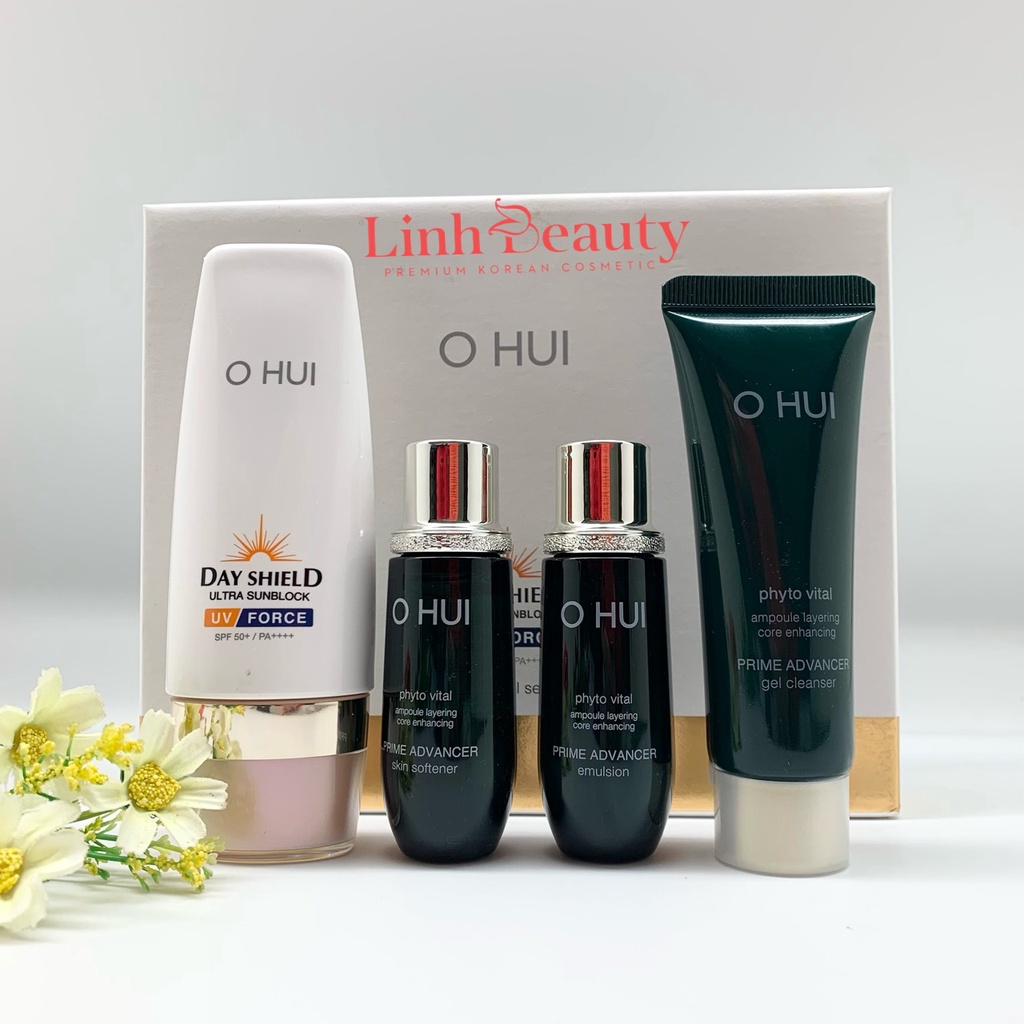 [CHÍNH HÃNG] Bộ kem chống nắng Ohui Ultra Sun Block SPF50+/PA++++ Special Set (3 SP)