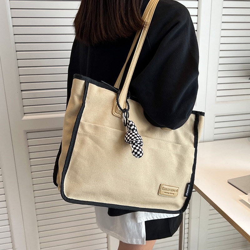 Túi canvas Đeo Vai Sức Chứa Lớn Dành Cho Nữ