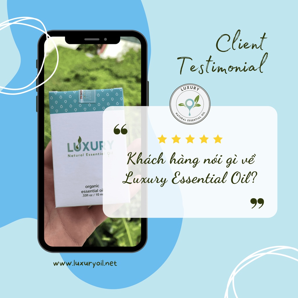 Tinh Dầu Ngọc Lan Tây ☘️ Luxury Oil ☘️ - Ylang Ylang Essential Oil | Cao Cấp Nhập Khẩu | 100% Thiên Nhiên Nguyên Chất