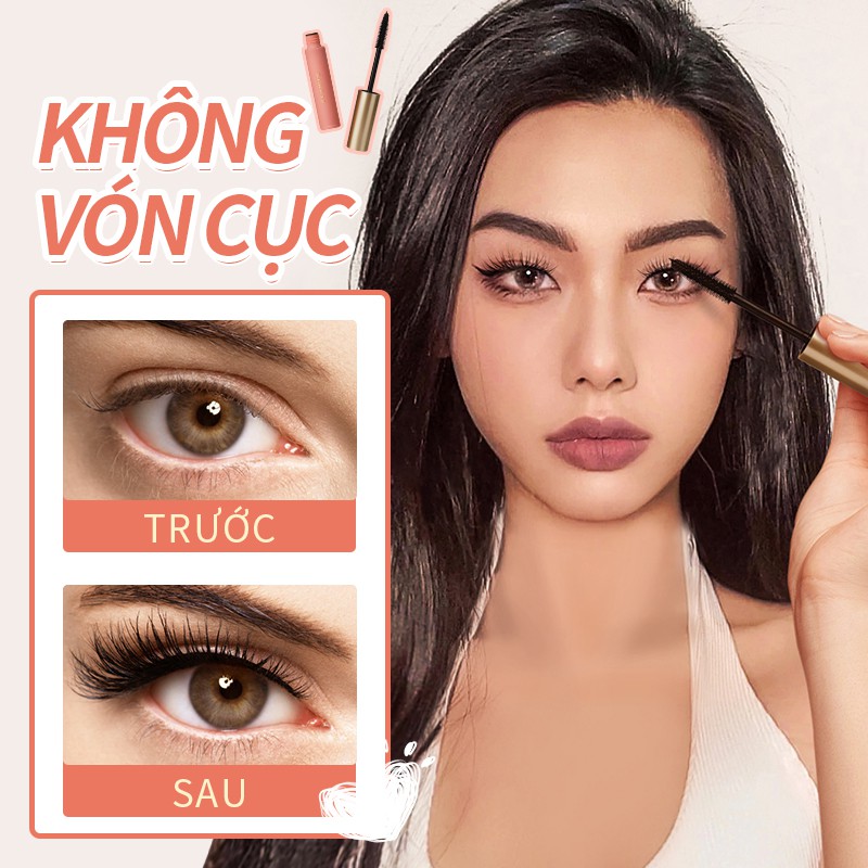 Mascara KIMUSE làm dày mi trang điểm mắt 8g