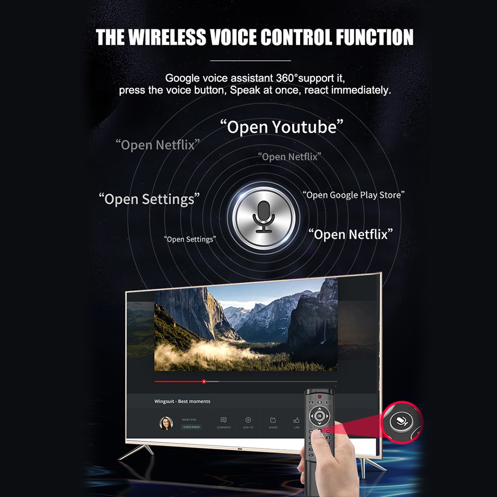 Bàn phím MT1 Điều khiển từ xa bằng giọng nói Chuột không khí 2.4Ghz Bàn phím không dây Học chuột cảm biến con quay hồi chuyển Điều khiển từ xa thông minh cho trò chơi Android TV Box