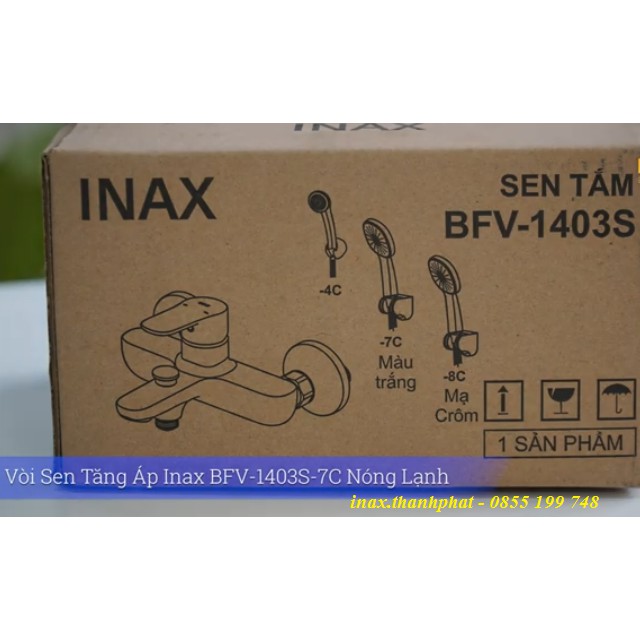 Sen tắm nóng lạnh INAX BFV-1403S-4C/7C/8C, chính hãng