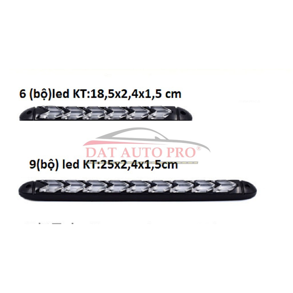 Bộ 2 Led daylight 6led sport có xinhan chạy đuổi nhau dùng cho oto.