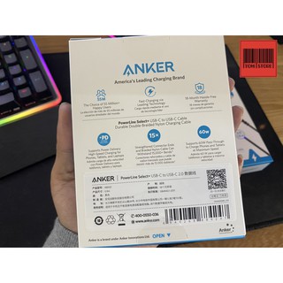 CÁP USB-C TO USB-C ANKER POWERLINE+ SELECT A8032/A8033