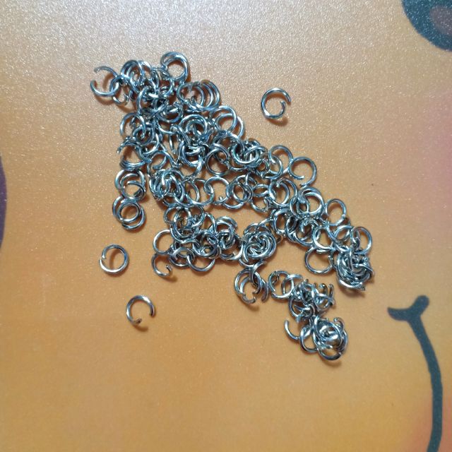 10gr khoen xi bạc tách sẵn 4mm