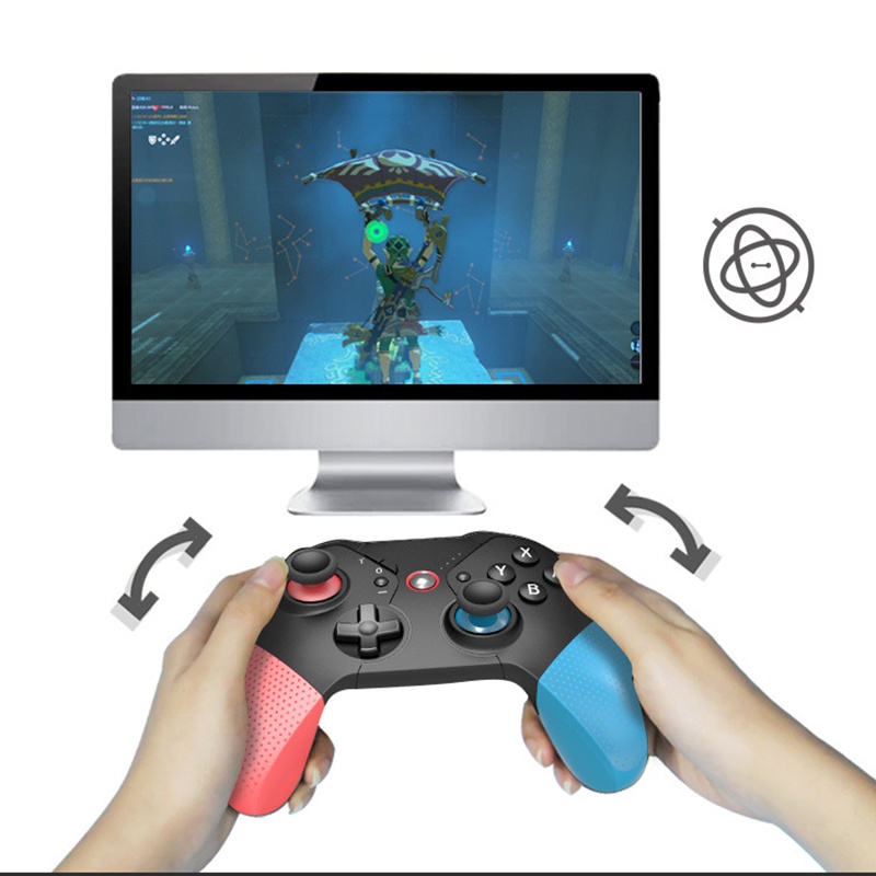 Tay cầm chơi game Switch tương thích Bluetooth có thể lập trình với phím ở mặt sau hỗ trợ LITE/PC