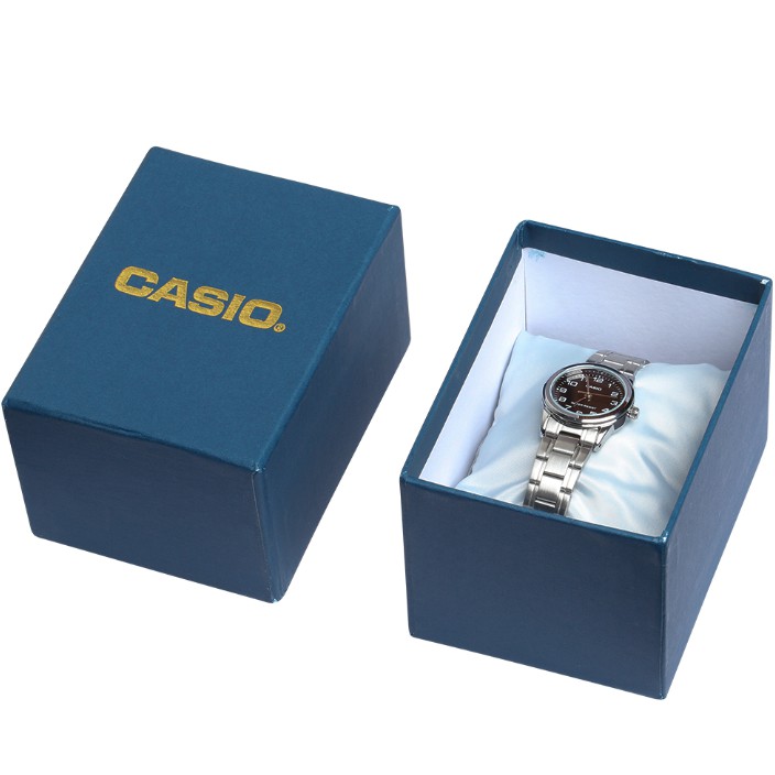 Đồng hồ nữ CASIO LTP-V001D-1BUDF Dây kim loại - Mặt đen- chống nước 5 atm trẻ trung