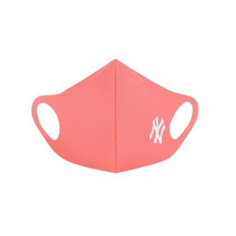 Khẩu trang MLB cotton nguyên chất thoáng khí chống bụi và khói mù in họa tiết NY / LA thời trang Hàn Quốc