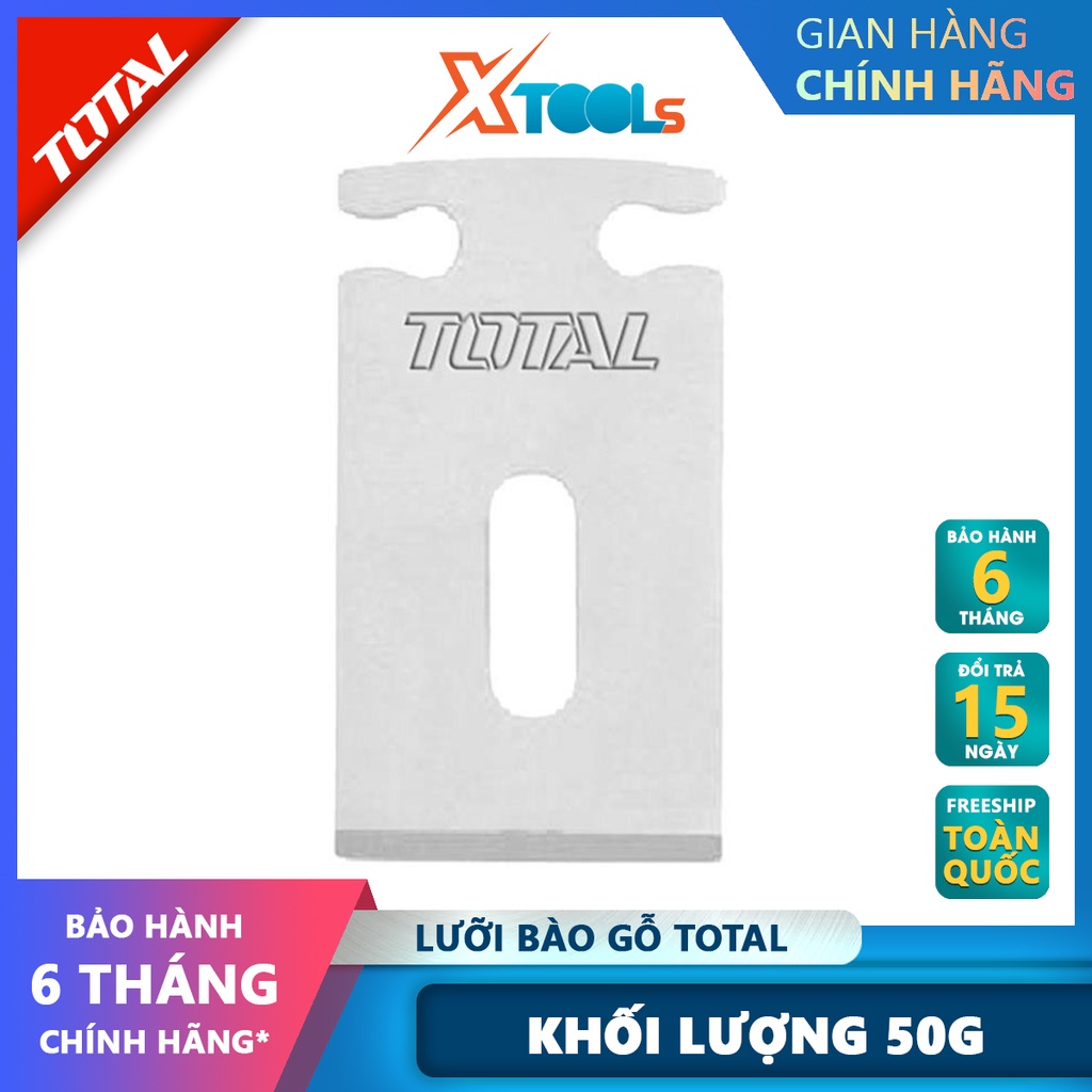 Lưỡi dao bào TOTAL THT9391BL  | lưỡi bào gỗ chiều dài lưỡi 80x44, phù hợp sử dụng cho model THT9391 [CHÍNH HÃNG][XTOOLs]