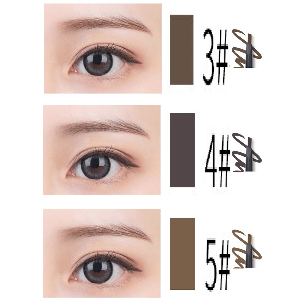 [Sỉ-Rẻ] Chì kẻ mày 2 đầu Lameila 805 đầu bút mềm, dễ vẽ, đường kẻ mảnh, rõ nét, không trôi [Lẻ-Sỉ]