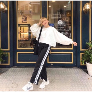 Quần culotes sọc nút bấm, hàng nhập chất vải cực đẹp