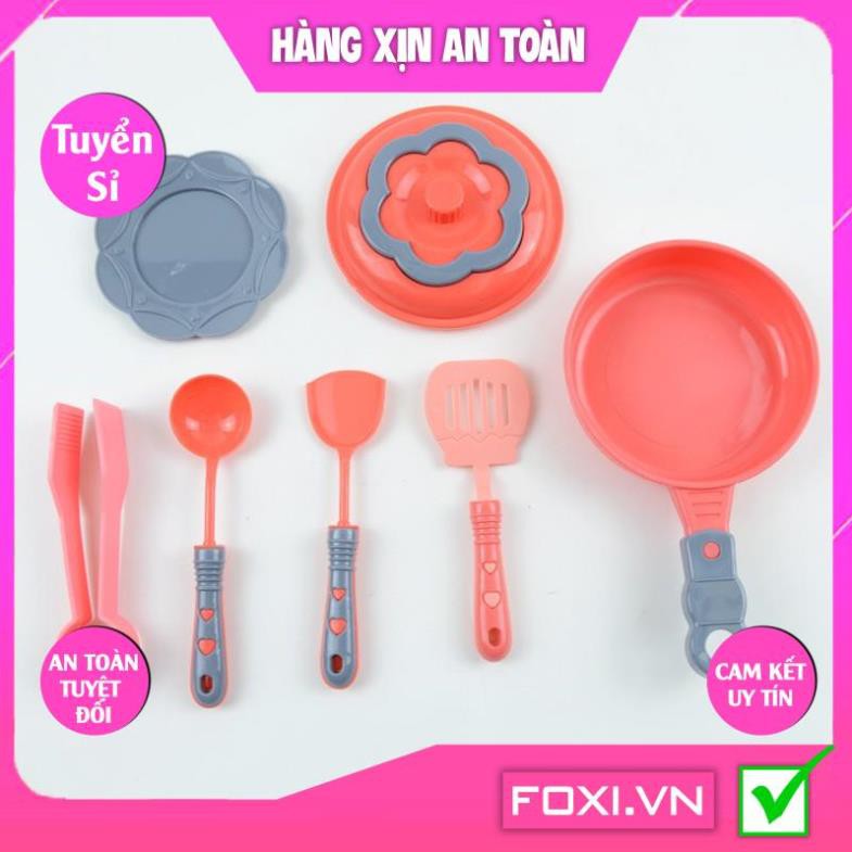 Bộ đồ chơi nấu ăn cao cấp 16 chi tiết dễ thương-Trò chơi nhập vai-Giáo dục hướng nghiệp cho bé-Giúp bé học làm đầu bếp