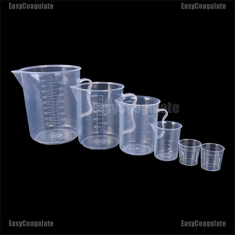 Cốc đo lường 20/30/50/300/500/1000ML bằng nhựa trong suốt chuyên dụng tiện lợi cho nhà bếp