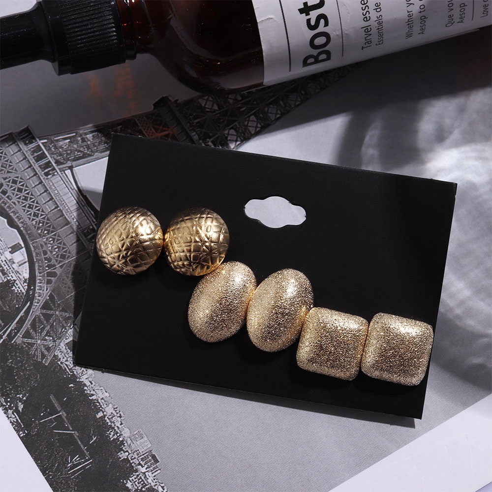 MXGOODS Party Women 3 Pairs/set Wedding Gift Earrings Set