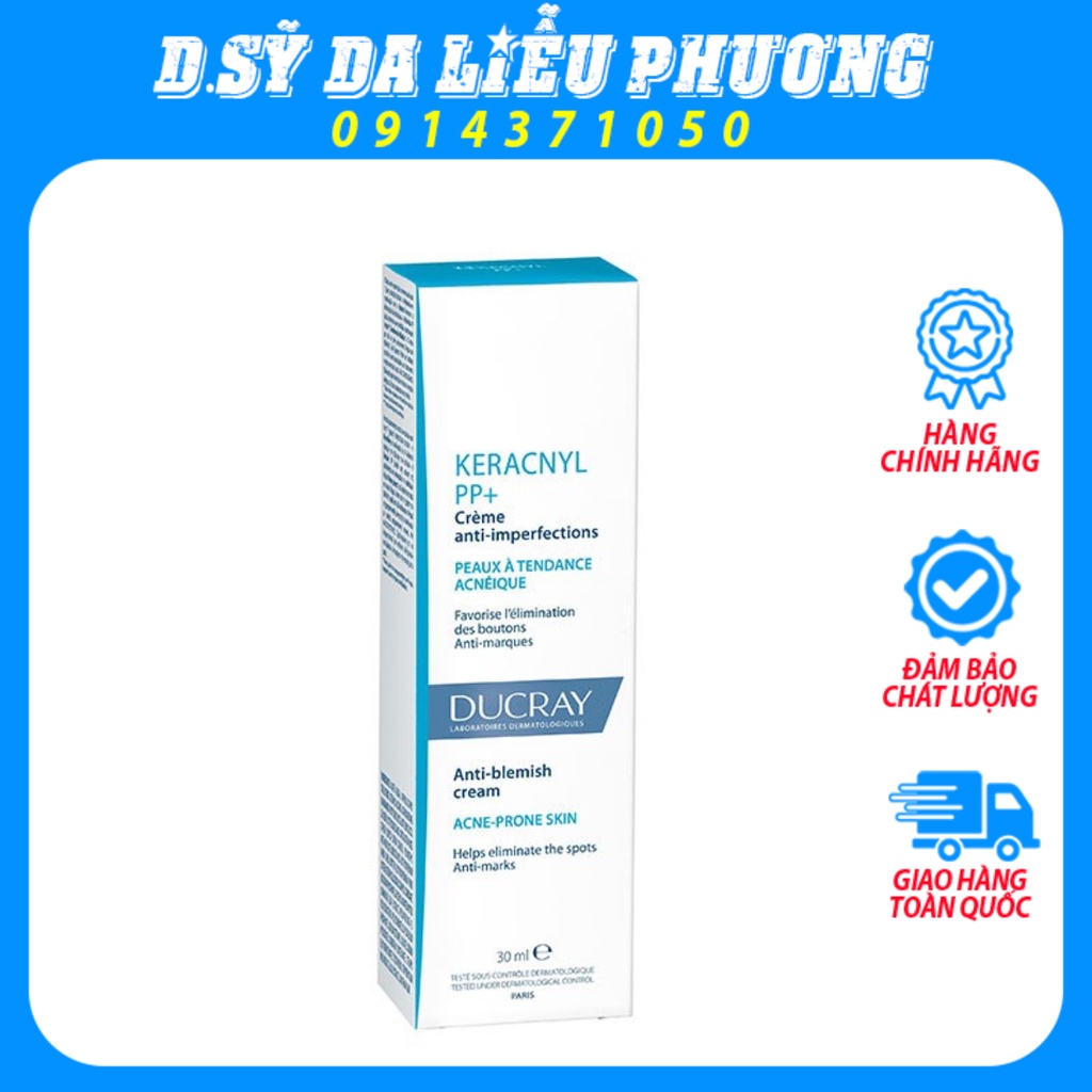 Kem Keracnyl PP Ducray Kem Ngừa Mụn Giảm Thâm