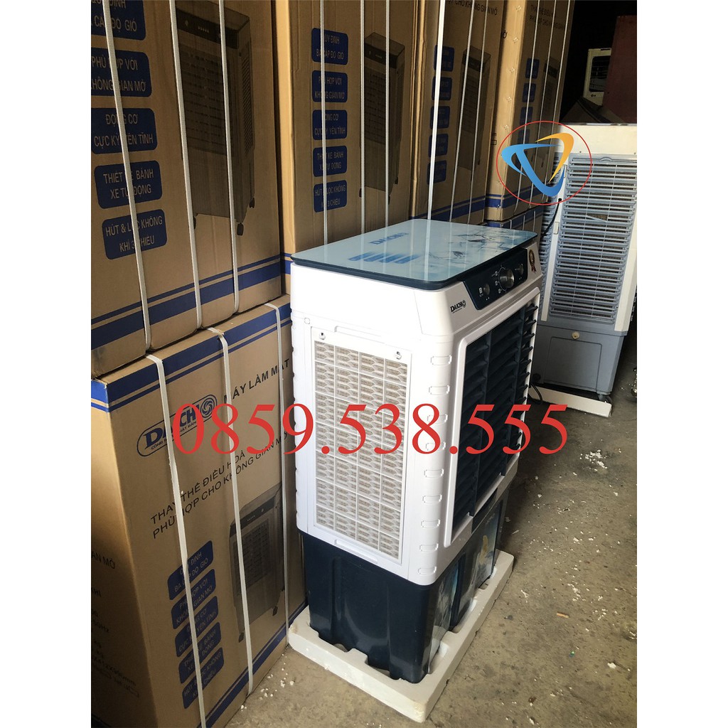 [HOT 2021] QUẠT ĐIỀU HÒA HƠI NƯỚC Daichio HA8600 - 80L - Có bơm tự ngắt, Đảo gió 4 chiều, tặng 2 hộp đá gel, bảo hành 24