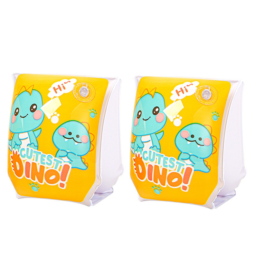 Phao Bơi Đeo Cánh Tay Họa Tiết Khủng Long Hoạt Hình Cho Bé Gái