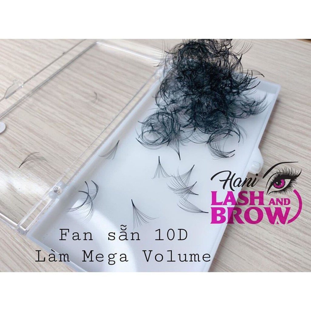 Lông Mi Fan Tay Sẵn 10D 0.05 LMFT Hani chân keo nhỏ