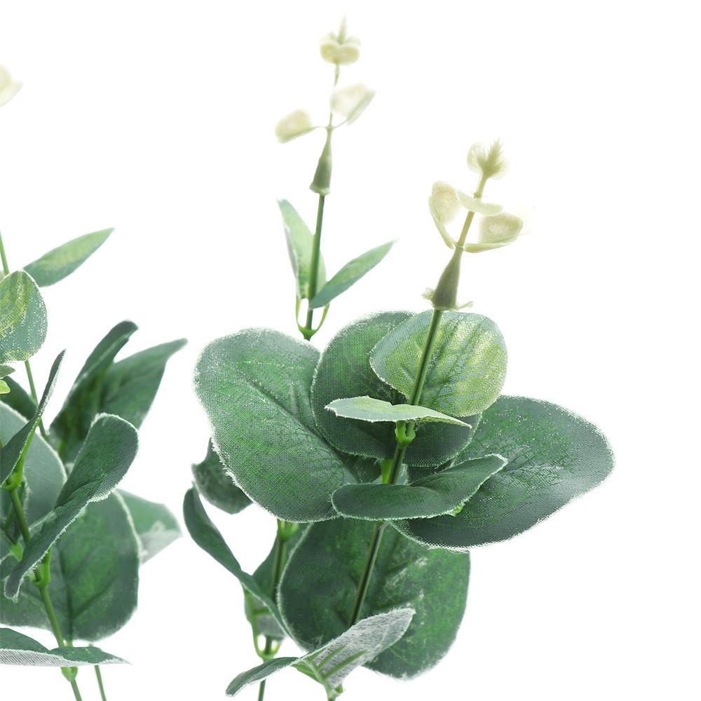 1 Bó Hoa Khuynh Diệp 4 Nhánh Lá Xanh Nhân Tạo Trang Trí Nhà Cửa